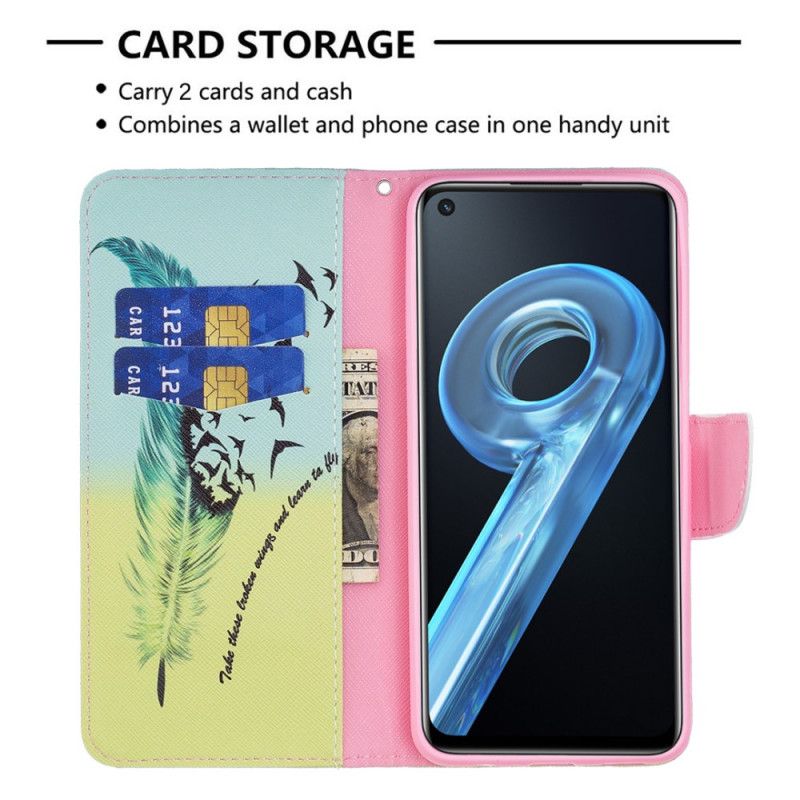 Læder Cover Realme 9i Lær At Flyve