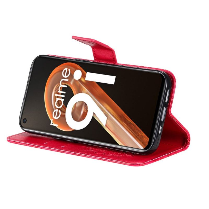 Læder Cover Realme 9i Solsikkemandala