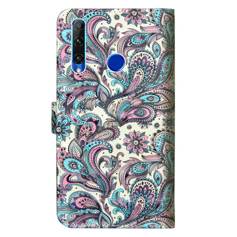 Flip Cover Honor 20 Lite / 20e Blomstermønstre