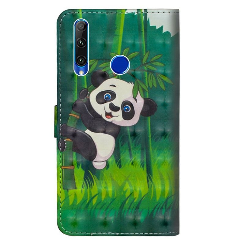 Flip Cover Honor 20 Lite / 20e Panda Og Bambus