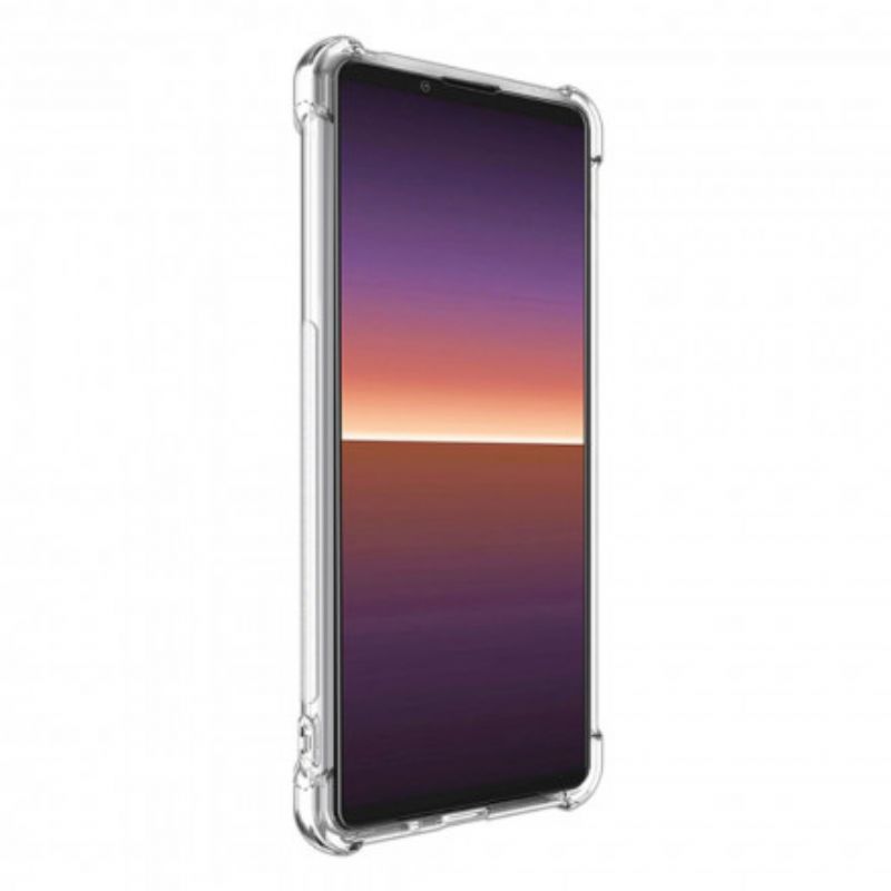Cover Sony Xperia 1 III Transparent Med Imak Skærmfilm