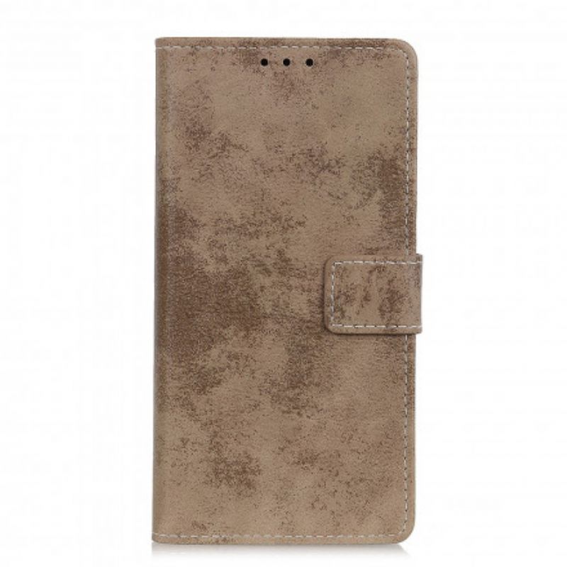 Flip Cover Sony Xperia 1 III Vintage Lædereffekt