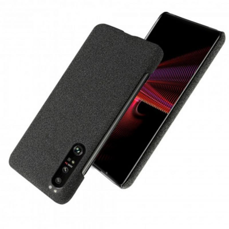 Mobilcover Sony Xperia 1 III Ksq Cloth Texture