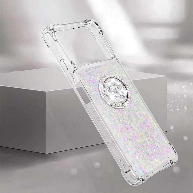 Cover Poco X4 Pro 5G Pailletter Med Ringstøtte