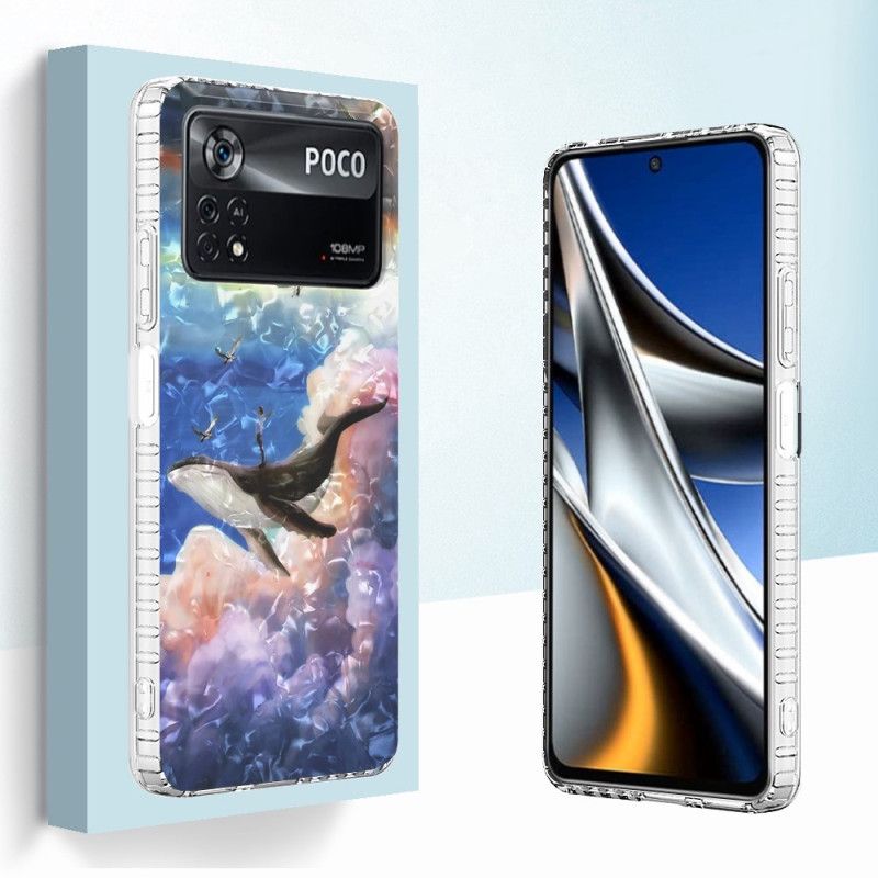 Cover Poco X4 Pro 5G Stilfuld Hval
