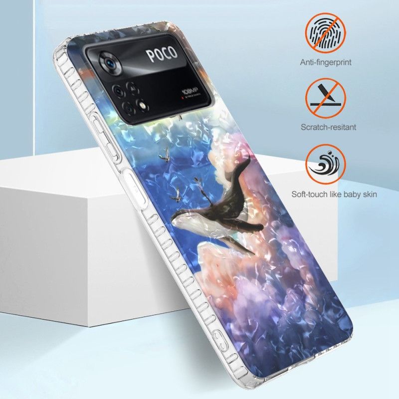 Cover Poco X4 Pro 5G Stilfuld Hval