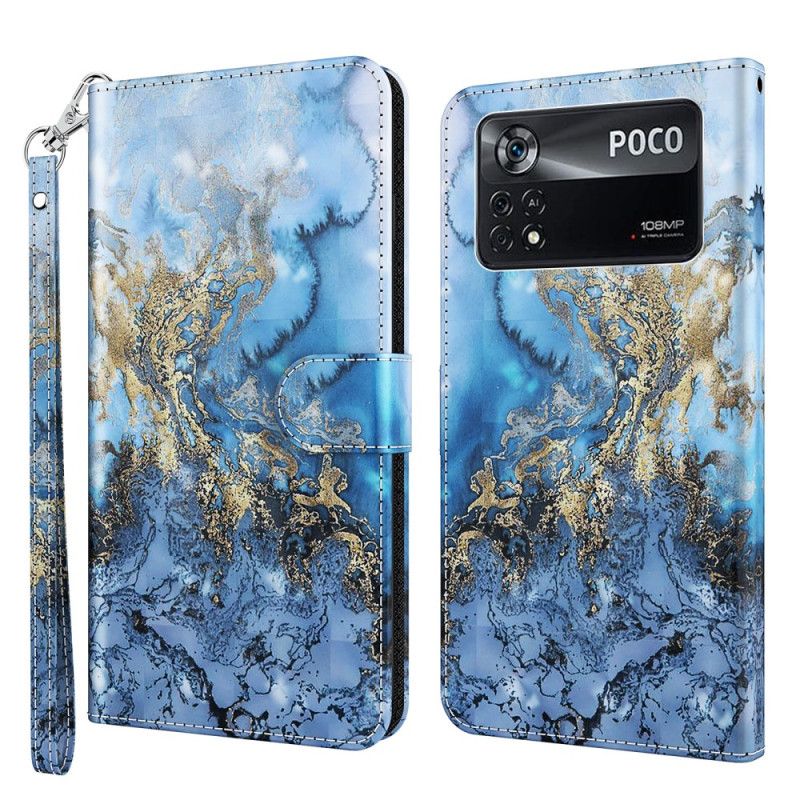 Flip Cover Poco X4 Pro 5G Med Snor Thong Art