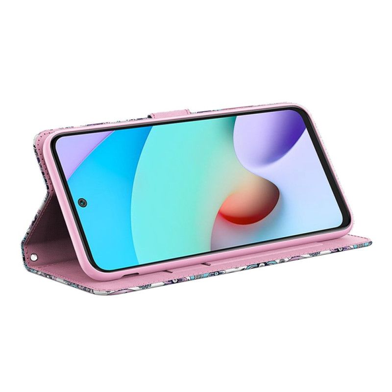 Flip Cover Poco X4 Pro 5G Med Snor Thongmønster