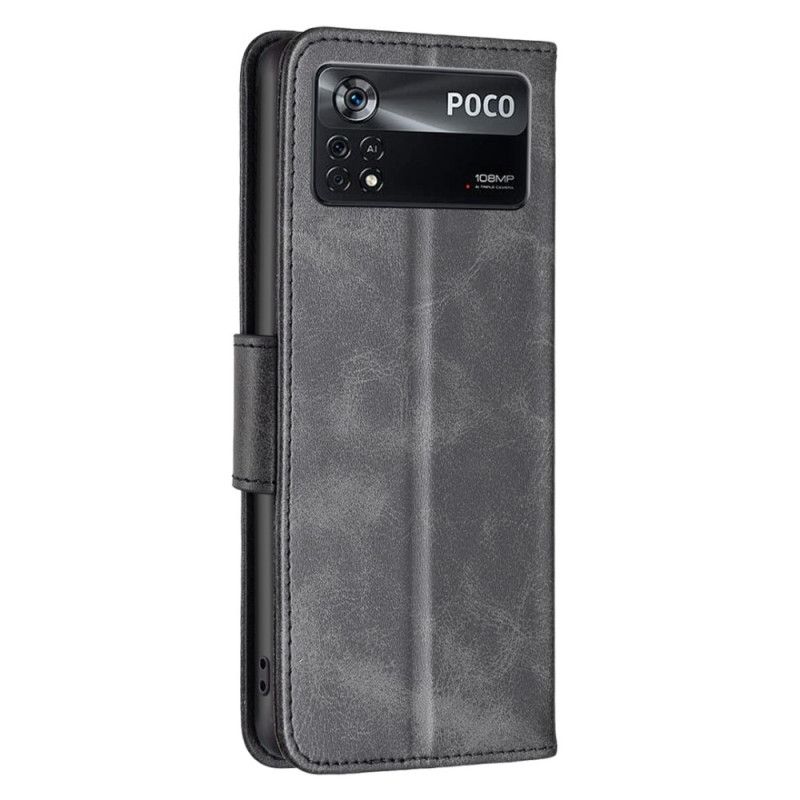 Flip Cover Poco X4 Pro 5G Spænde Og Rem