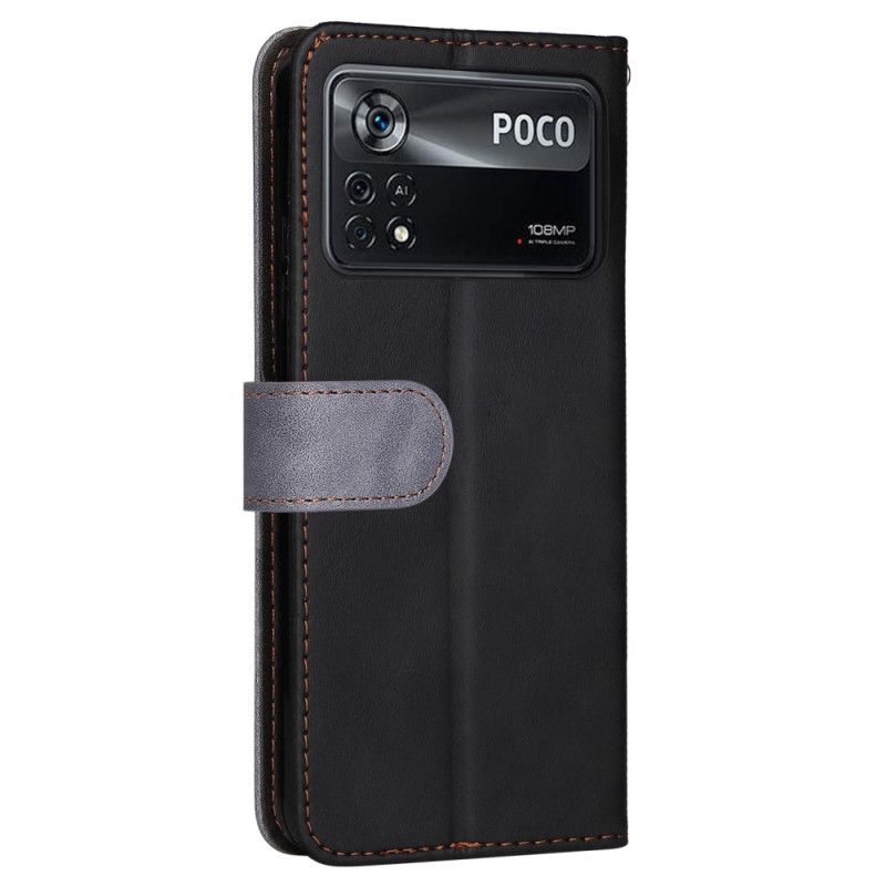 Læder Cover Poco X4 Pro 5G Totonet Med Rem