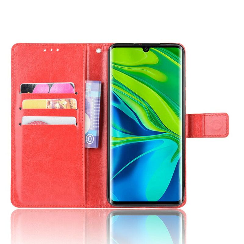 Læder Cover Xiaomi Mi Note 10 / 10 Pro Flashy Imiteret Læder
