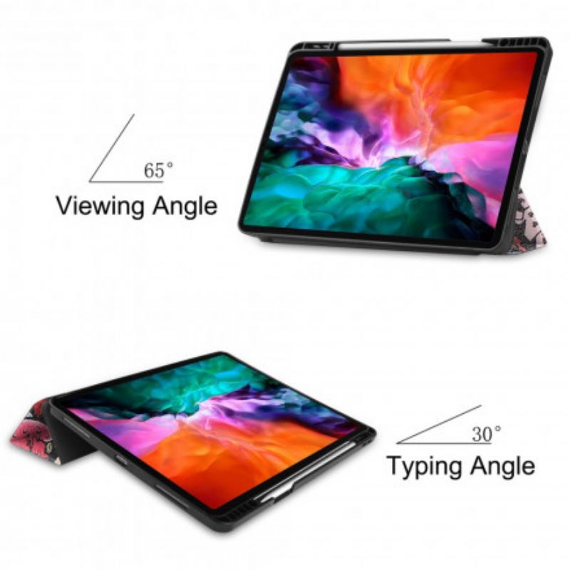 Cover iPad Pro 12.9" (2021) (2020) (2018) Graffiti Penholder
