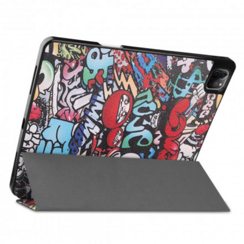 Cover iPad Pro 12.9" (2021) (2020) (2018) Graffiti Penholder