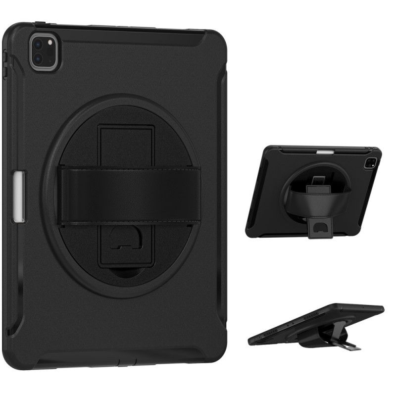Cover iPad Pro 12.9" (2021) (2020) (2018) Modstandsdygtig Med Rem Og Støtte