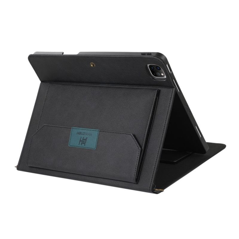 Flip Cover iPad Pro 12.9" (2021) (2020) (2018) Rfid Lædereffekt Skulderrem