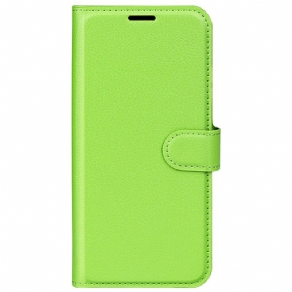 Flip Cover Sony Xperia 10 Vi Litchi Imiteret Læder