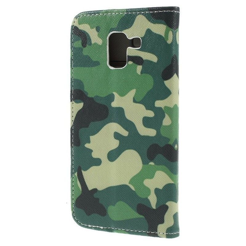 Flip Cover Samsung Galaxy J6 Militær Camouflage