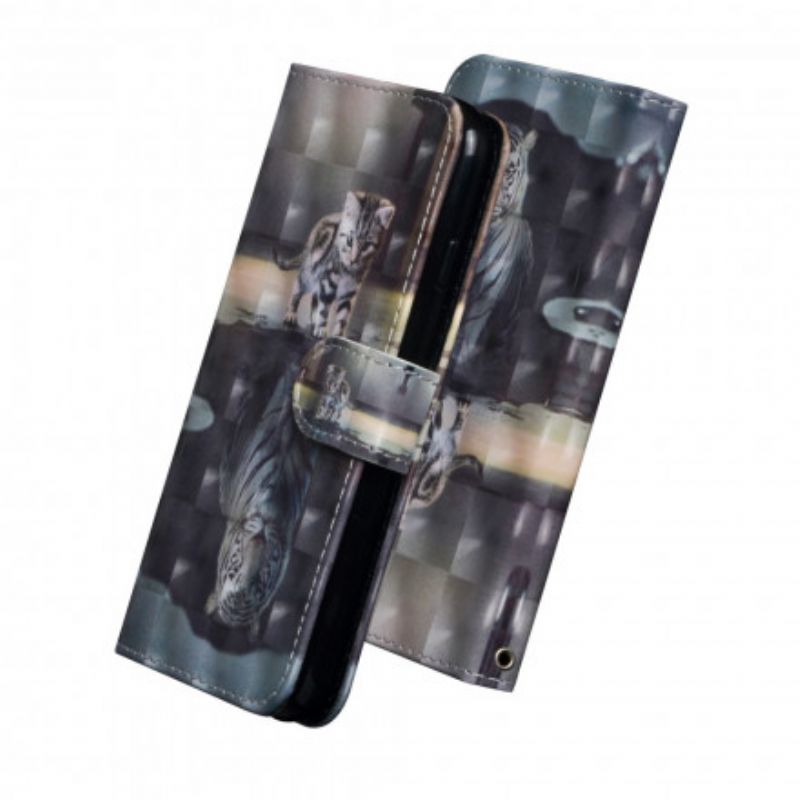 Flip Cover Moto G9 Plus Ernest The Tiger