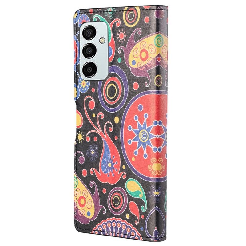 Flip Cover Samsung Galaxy M23 5G Galaksemønster