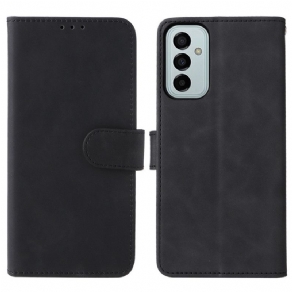 Flip Cover Samsung Galaxy M23 5G Med Snor Skin-touch-strop