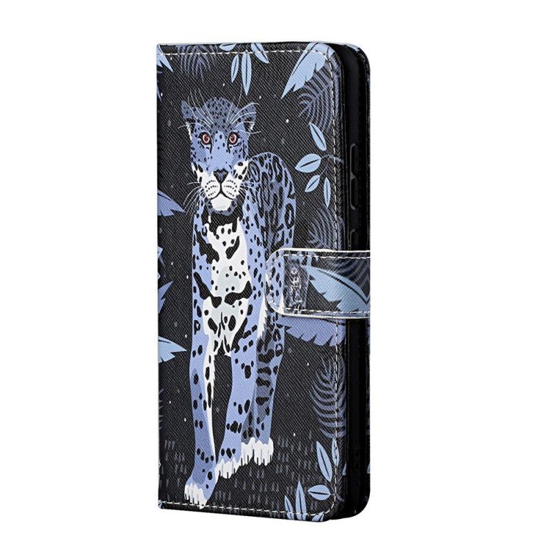 Flip Cover Samsung Galaxy M23 5G Med Snor Thong Leopard