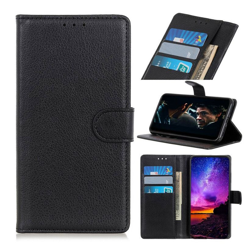Flip Cover Samsung Galaxy S10 Lite Faux Læder Litchi