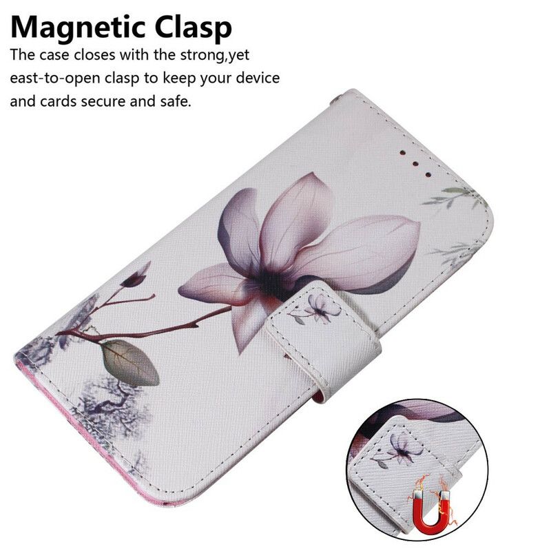Flip Cover Samsung Galaxy S10 Lite Gammel Rosenblomst