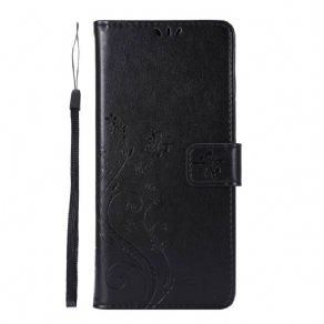 Flip Cover Samsung Galaxy S10 Lite Sommerfugle Og Blomster
