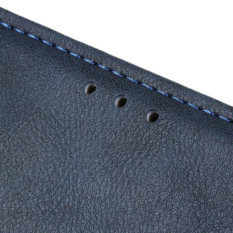 Læder Cover Samsung Galaxy S10 Lite Faux Læder Knap