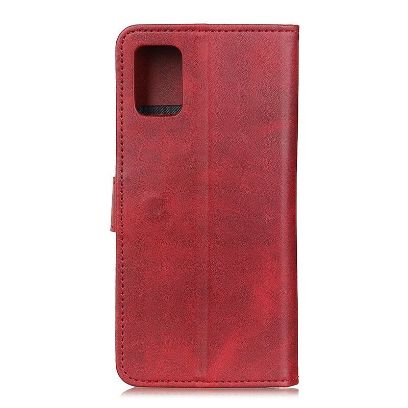 Læder Cover Samsung Galaxy S10 Lite Retro Mat Lædereffekt