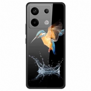 Cover Poco X6 5g Telefon Etui Kronfugl Af Hærdet Glas