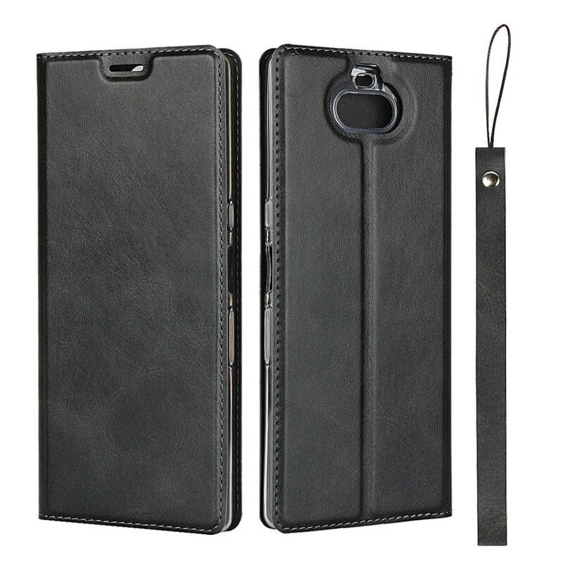 Cover Sony Xperia 10 Plus Med Snor Flip Cover Rethed