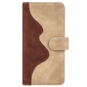 Læder Cover Xiaomi 12T / 12T Pro Stilfuld Tofarvet