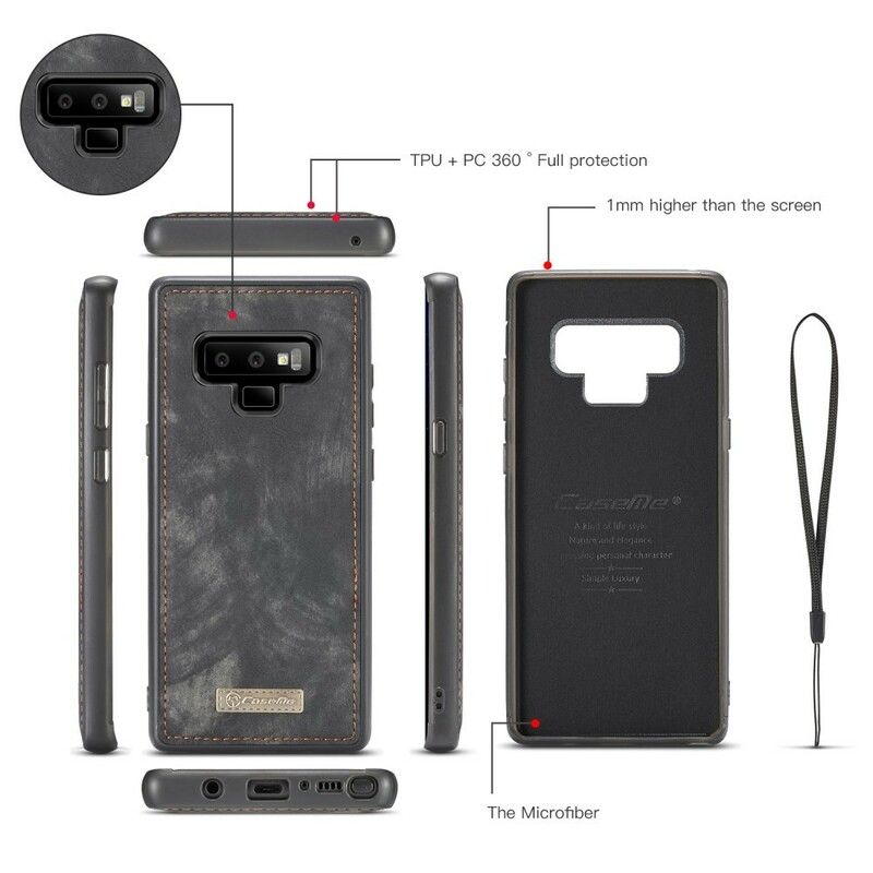 Flip Cover Samsung Galaxy Note 9 Caseme Vintage Læder