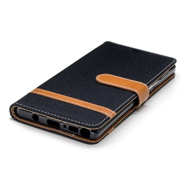 Flip Cover Samsung Galaxy Note 9 Stof Og Lædereffekt