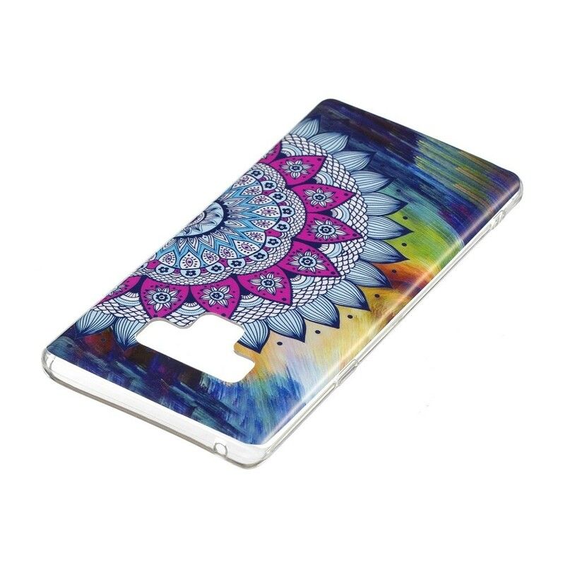 Mobilcover Samsung Galaxy Note 9 Fluorescerende Mandalaugle