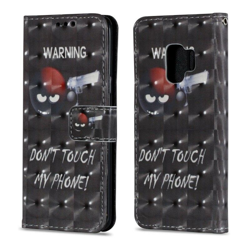 Flip Cover Samsung Galaxy S9 Advarsel