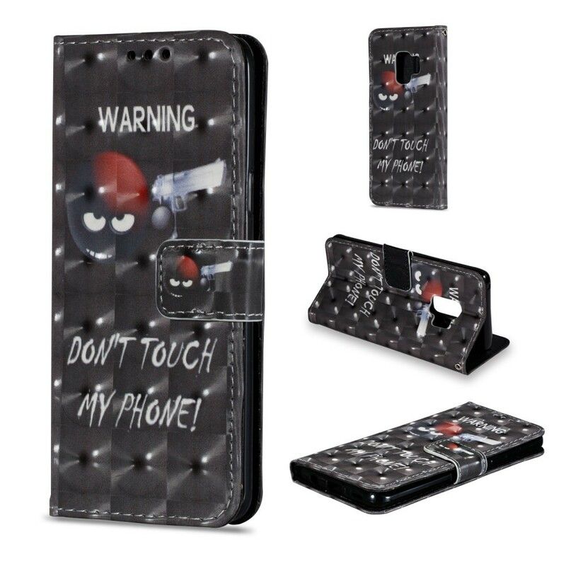 Flip Cover Samsung Galaxy S9 Advarsel