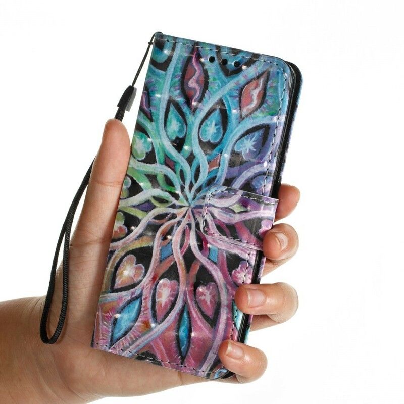 Flip Cover Samsung Galaxy S9 Farverig Plante