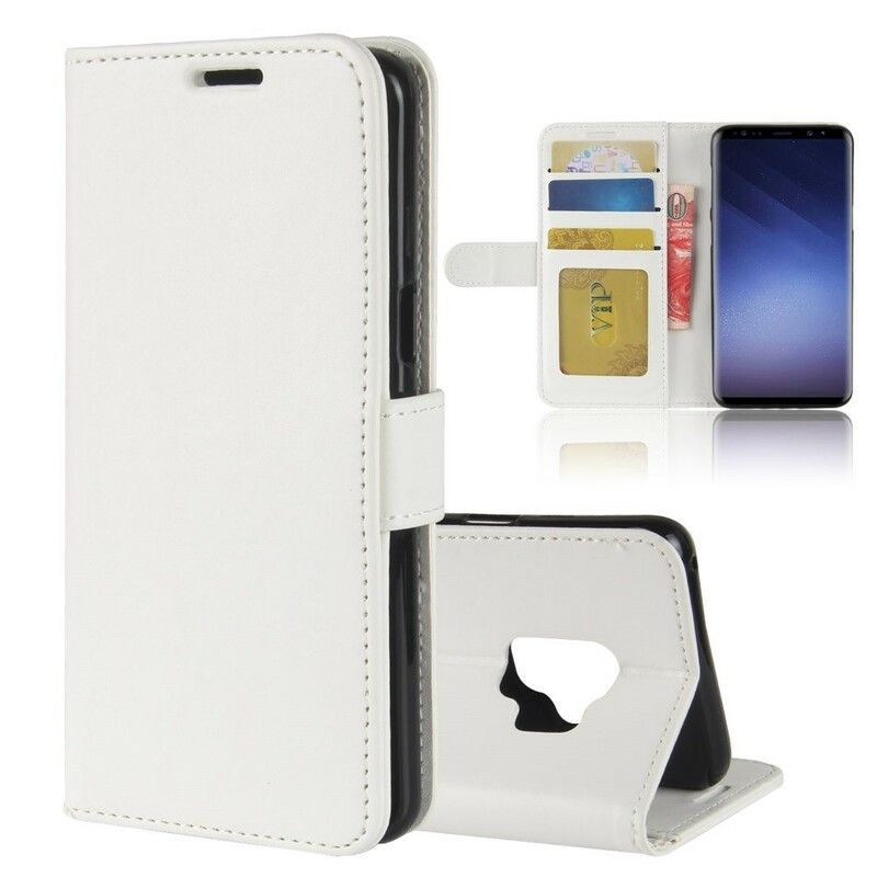 Flip Cover Samsung Galaxy S9 Lædereffekt