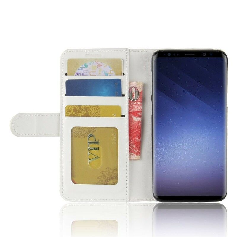 Flip Cover Samsung Galaxy S9 Lædereffekt