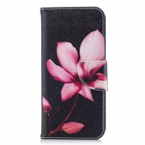 Flip Cover Samsung Galaxy S9 Pink Blomst