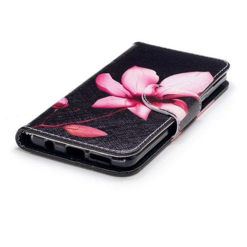 Flip Cover Samsung Galaxy S9 Pink Blomst