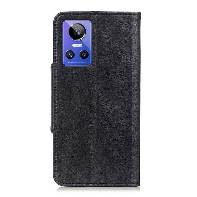 Flip Cover Realme GT Neo 3 Imiteret Læder Med Knap