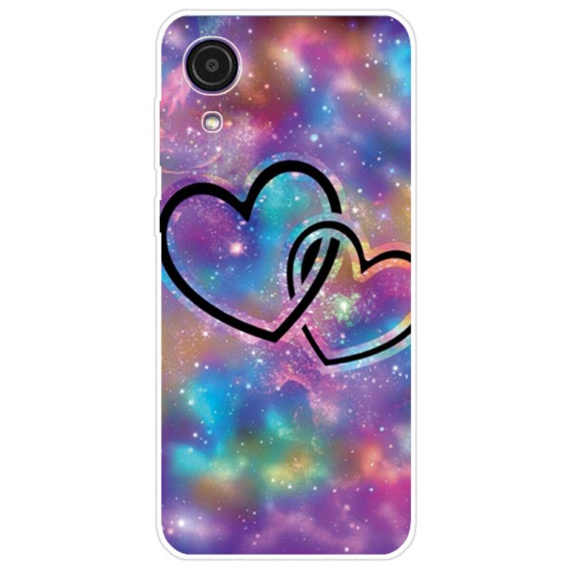 Cover Samsung Galaxy A03 Core Kædte Hjerter