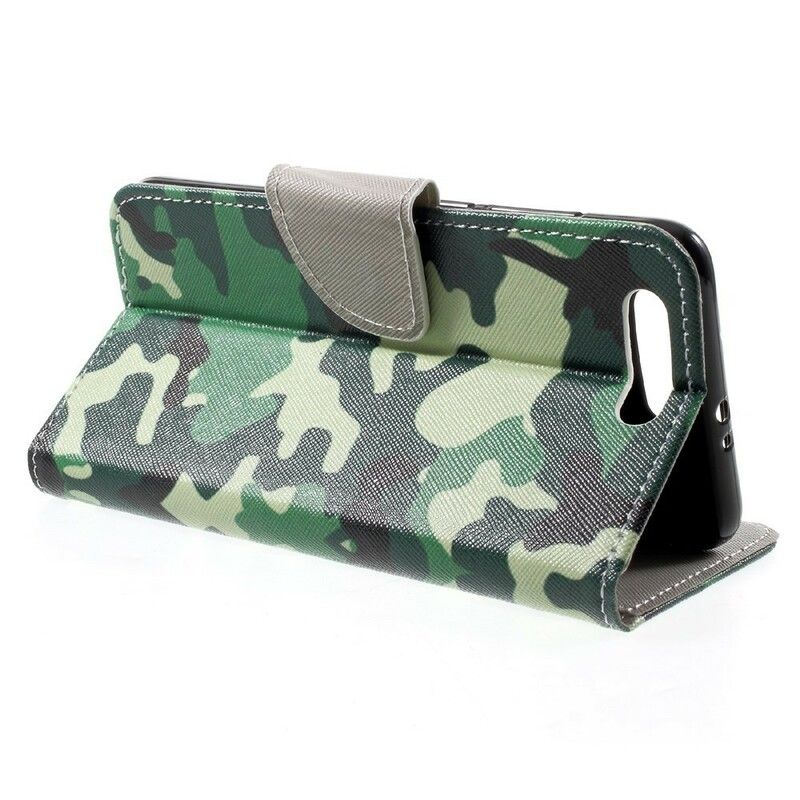 Flip Cover Honor 9 Militær Camouflage
