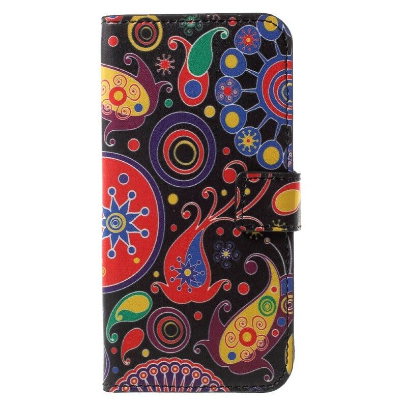 Læder Cover Honor 9 Galaxy Design