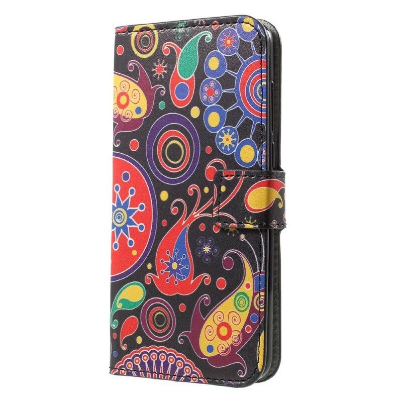 Læder Cover Honor 9 Galaxy Design