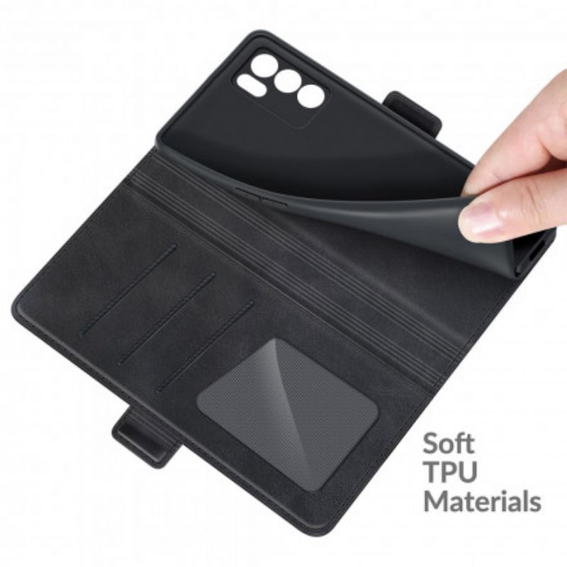 Flip Cover Oppo Reno 6 5G Dobbeltlås