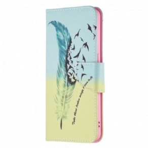 Flip Cover Oppo Reno 6 5G Lær At Flyve